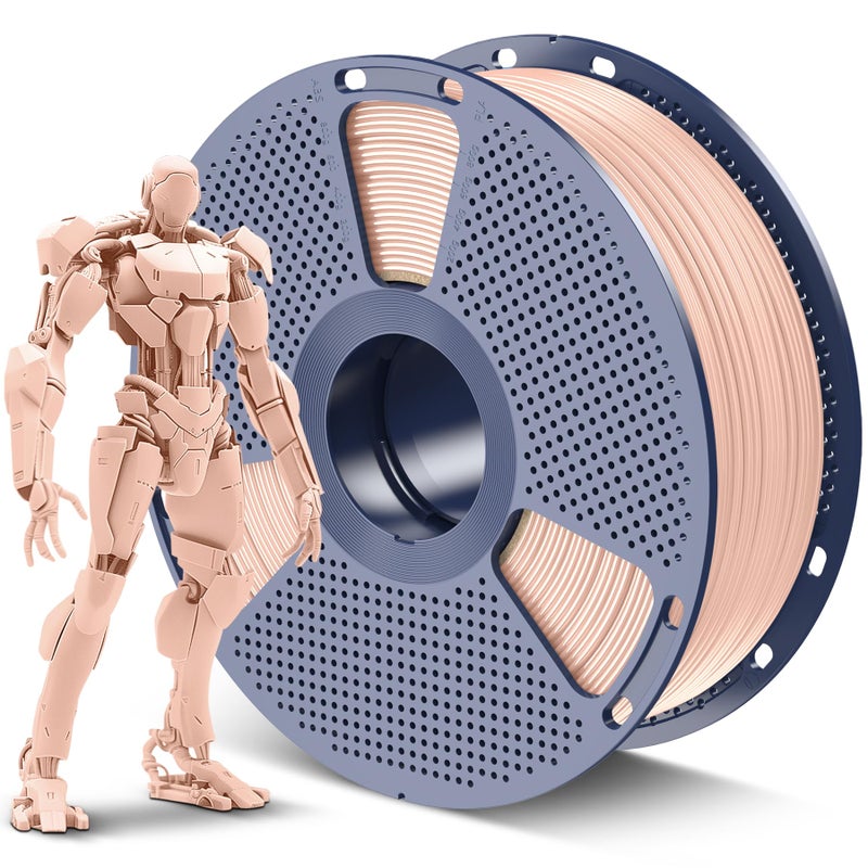 SUNLU ABS Filament 1.75mm, Highly Resistant Durable ABS 3D Printer Filament Â±0.02mm, Fit Most FDM 3D Printers, Good Vacuum Packaging, 1kg Spool (2.2lbs), Strong ABS Filament 1.75, Skin Beige - Image 1